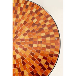Side Table Clack Mosaic Orange Ø35cm