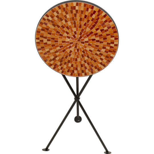 Side Table Clack Mosaic Orange Ø35cm