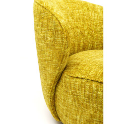 Swivel Armchair Ellie Yellow