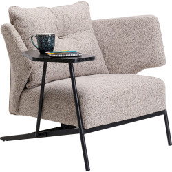 Armchair Taylor Beige Tray
