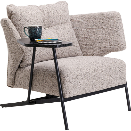 Armchair Taylor Beige Tray