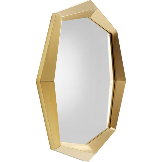 Wall Mirror Octagon Gold 80x80cm