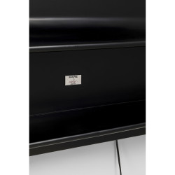 Wall Mirror Aero LED Black 80x141cm