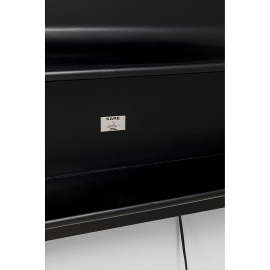Wall Mirror Aero LED Black 80x141cm