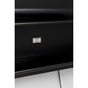 Wall Mirror Aero LED Black 80x141cm