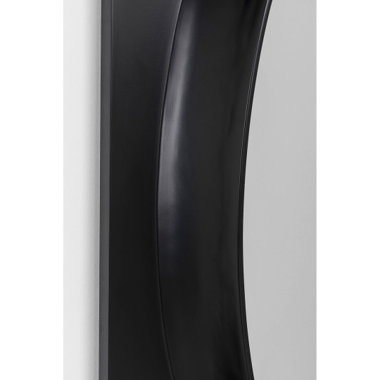 Wall Mirror Aero LED Black 80x141cm