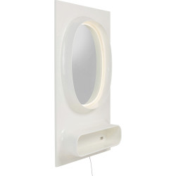 Wall Mirror Aero LED White 80x141cm