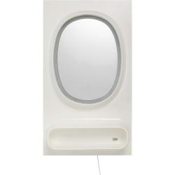 Wall Mirror Aero LED White 80x141cm