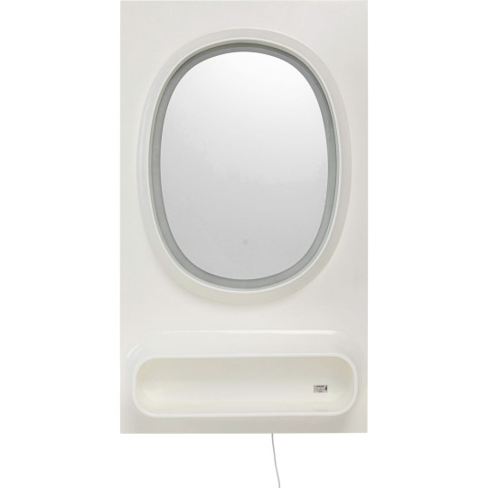 Wall Mirror Aero LED White 80x141cm
