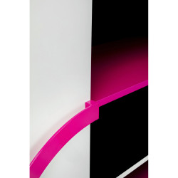 Cabinet Tresor White Pink 160x166cm