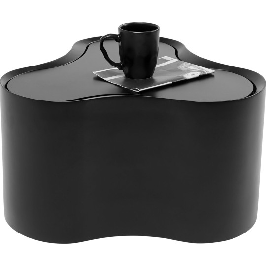 Side Table Lotus Black 35cm