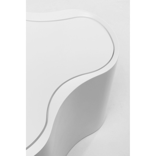 Side Table Lotus White 30cm