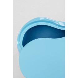 Side Table Lotus Light Blue 30cm