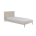 Bed East Side Beige 100x200cm