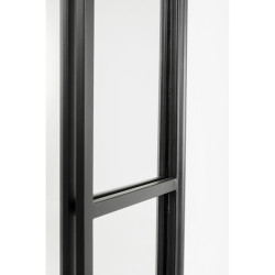 Mirror Window Black 200x90cm