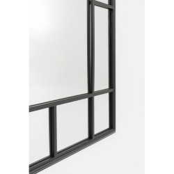Mirror Window Black 200x90cm