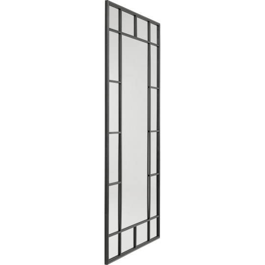 Mirror Window Black 200x90cm