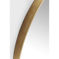 Mirror Curve MO Brass Ø100