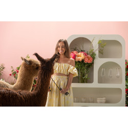 Shelf Paco White 95x180cm