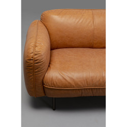 Sofa Calgary Smart Leather Light Brown 228cm