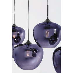 Pendant Lamp Sphere Night Blue Five 160cm