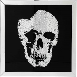 Picture Frame Mirror Skull 100x100cm Kare Design