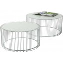 Coffee Table Wire White (2/Set) Kare Design