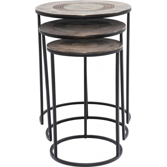 Mesa de Apoio Marrakesh (conj.3) Ø48cm