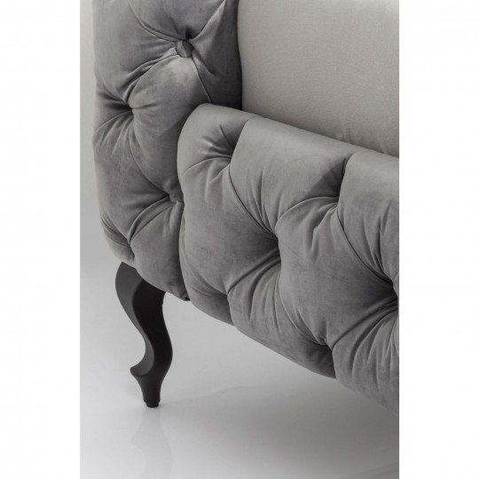 Bed Desire Velvet Silver Grey 160x200 cm Kare Design Bed Desire Velvet Silver Grey 160x200 cm Kare Design