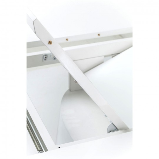 Mesa Extensível Benvenuto Branca 200(50)x110cm Mesa Extensível Benvenuto Branca 200(50)x110cm