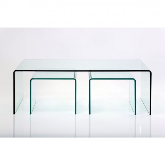 Coffee Table Clear Club (3/Set) Kare Design Coffee Table Clear Club (3/Set) Kare Design