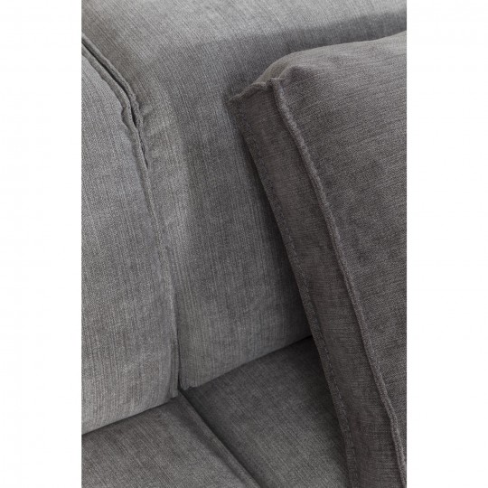 Sofá Infinity Cinzento c/chaise à direita Sofá Infinity Cinzento c/chaise à direita