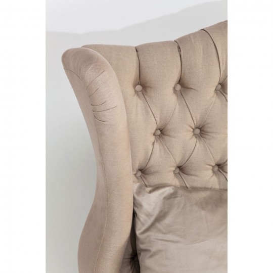 Bed City Spirit Linen Natural 160x200cm Kare Design Bed City Spirit Linen Natural 160x200cm Kare Design