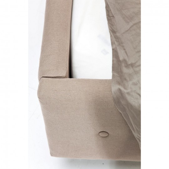 Bed City Spirit Linen Natural 160x200cm Kare Design Bed City Spirit Linen Natural 160x200cm Kare Design
