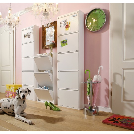 Shoe Container Caruso 3 white Kare Design