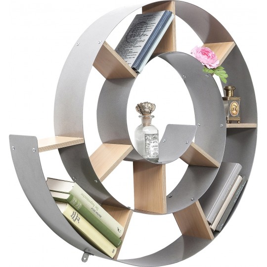 Wall Shelf Snail silver Kare Design