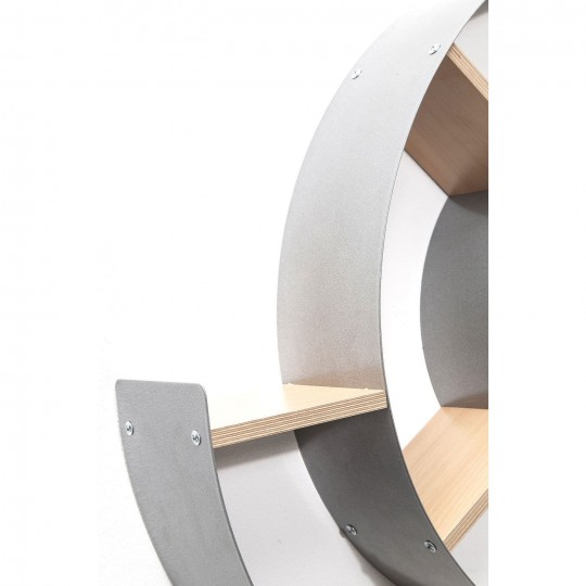 Wall Shelf Snail silver Kare Design