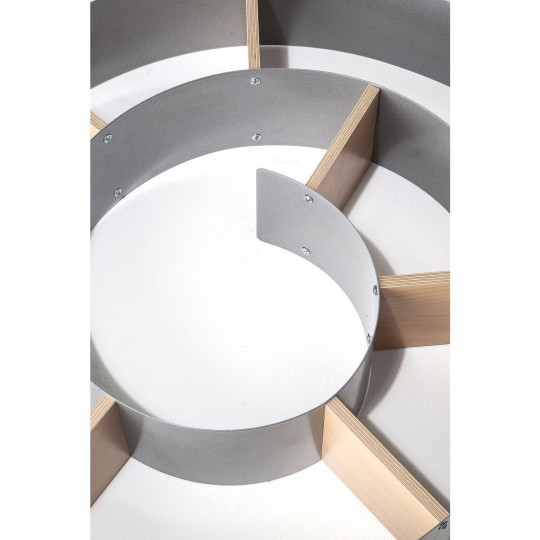 Wall Shelf Snail silver Kare Design