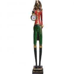 Table Clock Gentleman Dog Kare Design