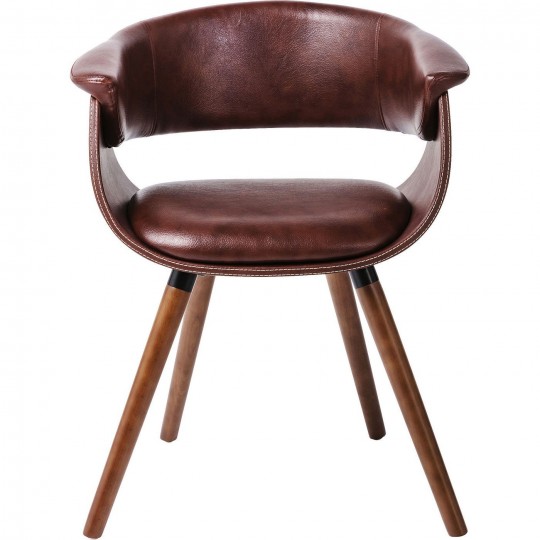 Chair with Armrest Nougat Kare Design