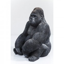 Deco Object Monkey Gorilla Side XL Black Kare Design