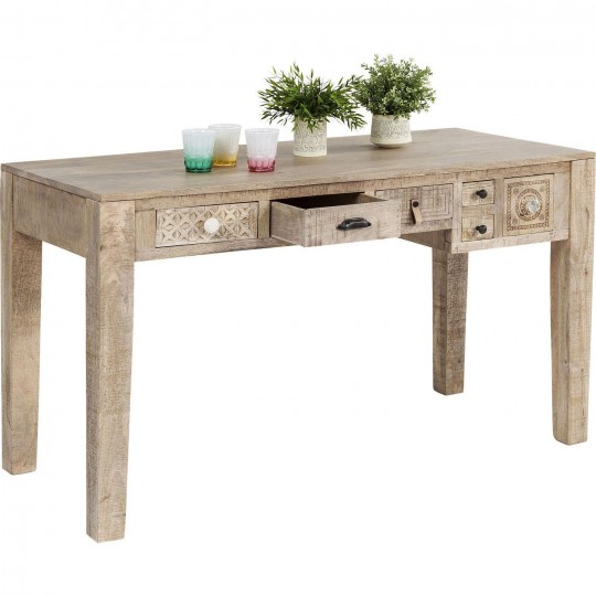 Secretária Puro 135x60cm 6 gav.