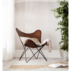 Armchair Butterfly Brown Econo Kare Design
