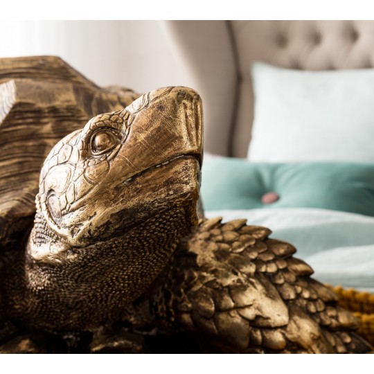 Peça Decorativa Turtle Dourada Big Peça Decorativa Turtle Dourada Big