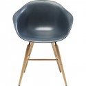 Chaise avec accoudoirs Forum Object gris Kare Design