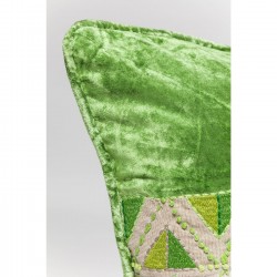 Cushion Green Ornaments  45x45cm Kare Design