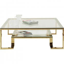 Coffee Table Gold Rush 120x120cm Kare Design