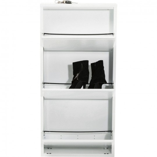Shoe Container Caruso 3 white Kare Design