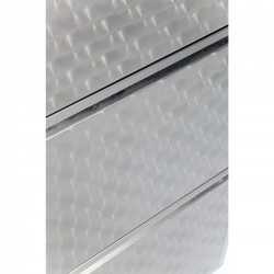 Shoe Container Caruso 3 Silver brushed Kare Design