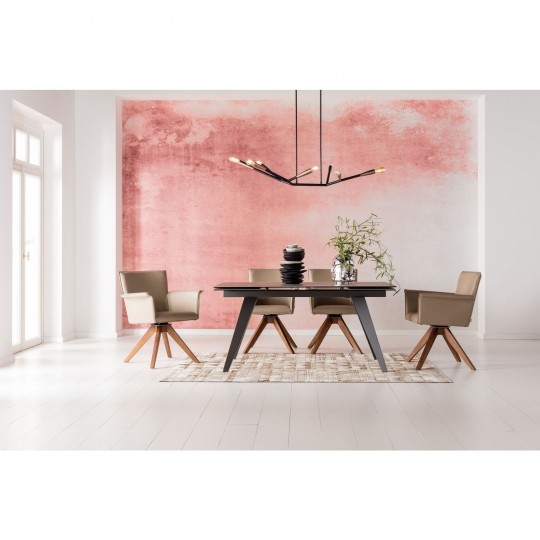 Mesa Extensível Amsterdam Dark 160(40+40)x90cm Mesa Extensível Amsterdam Dark 160(40+40)x90cm